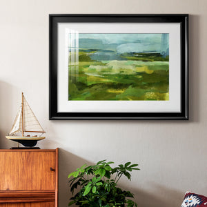 Emerald View I - Modern Framed Art Print