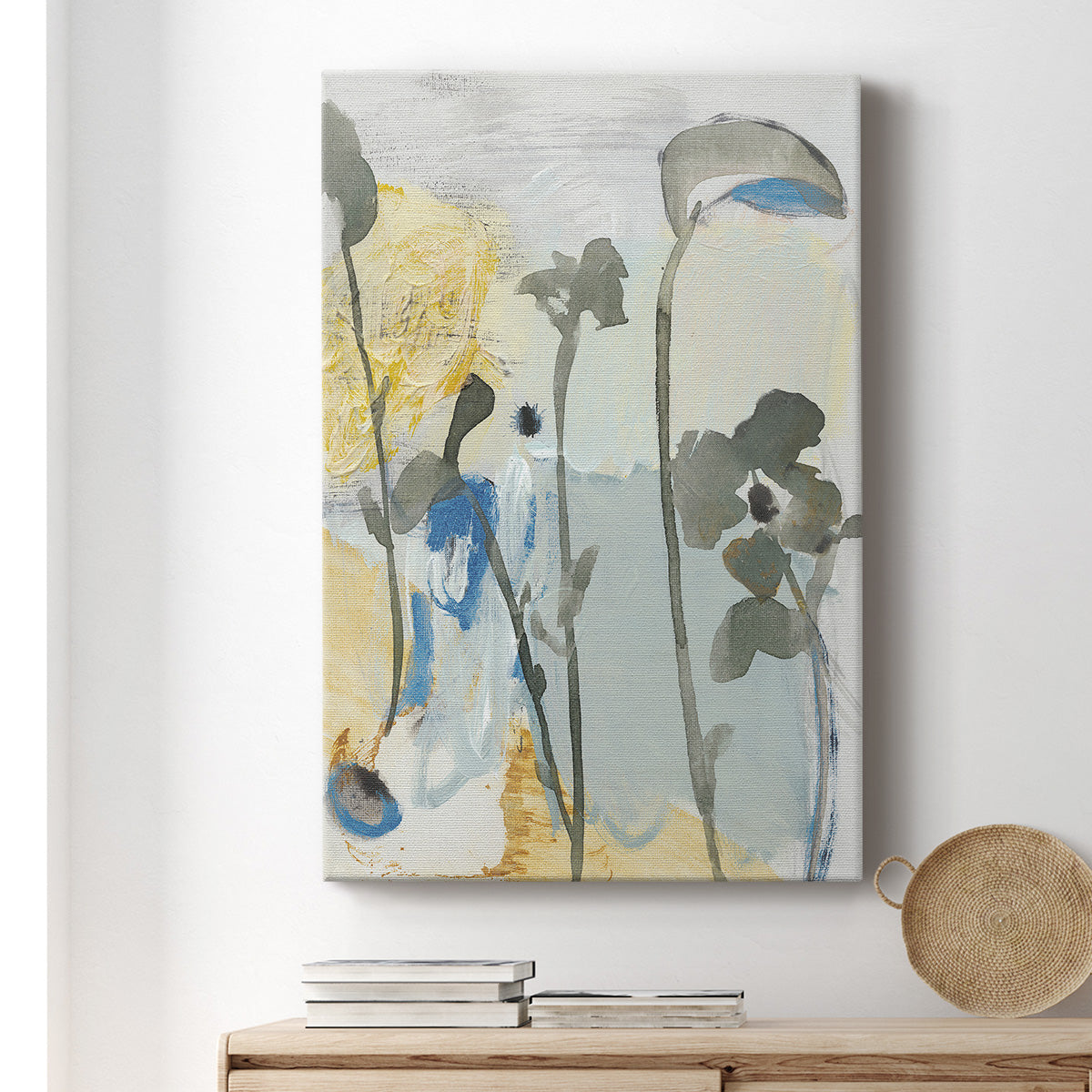 Moody Floral I Premium Gallery Wrapped Canvas - Ready to Hang