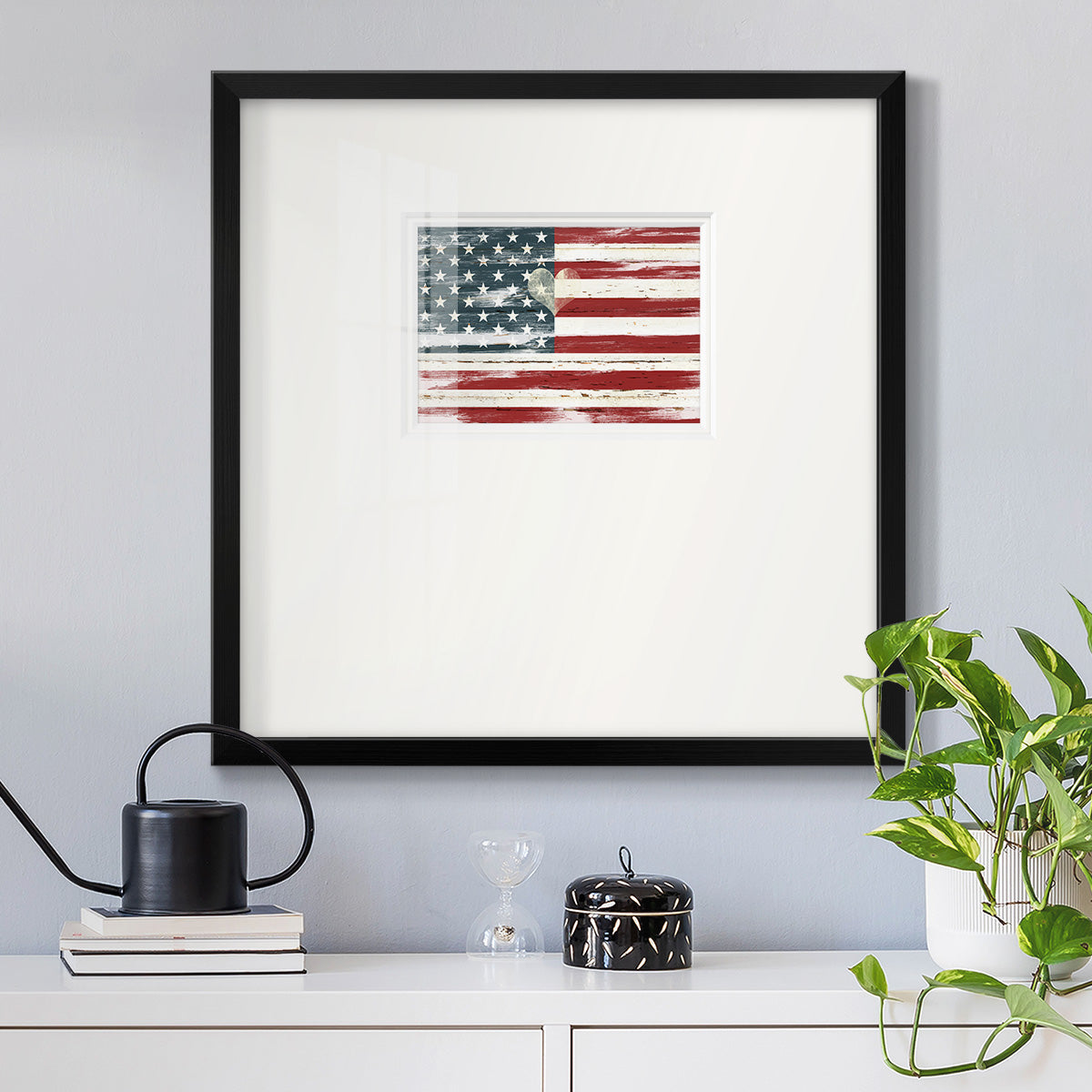 Heart of America Premium Framed Print Double Matboard