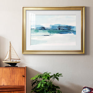 Ultramarine Vista II - Modern Framed Art Print