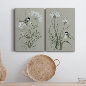 Bouquet of Grace Bird I Premium Gallery Wrapped Canvas - Ready to Hang