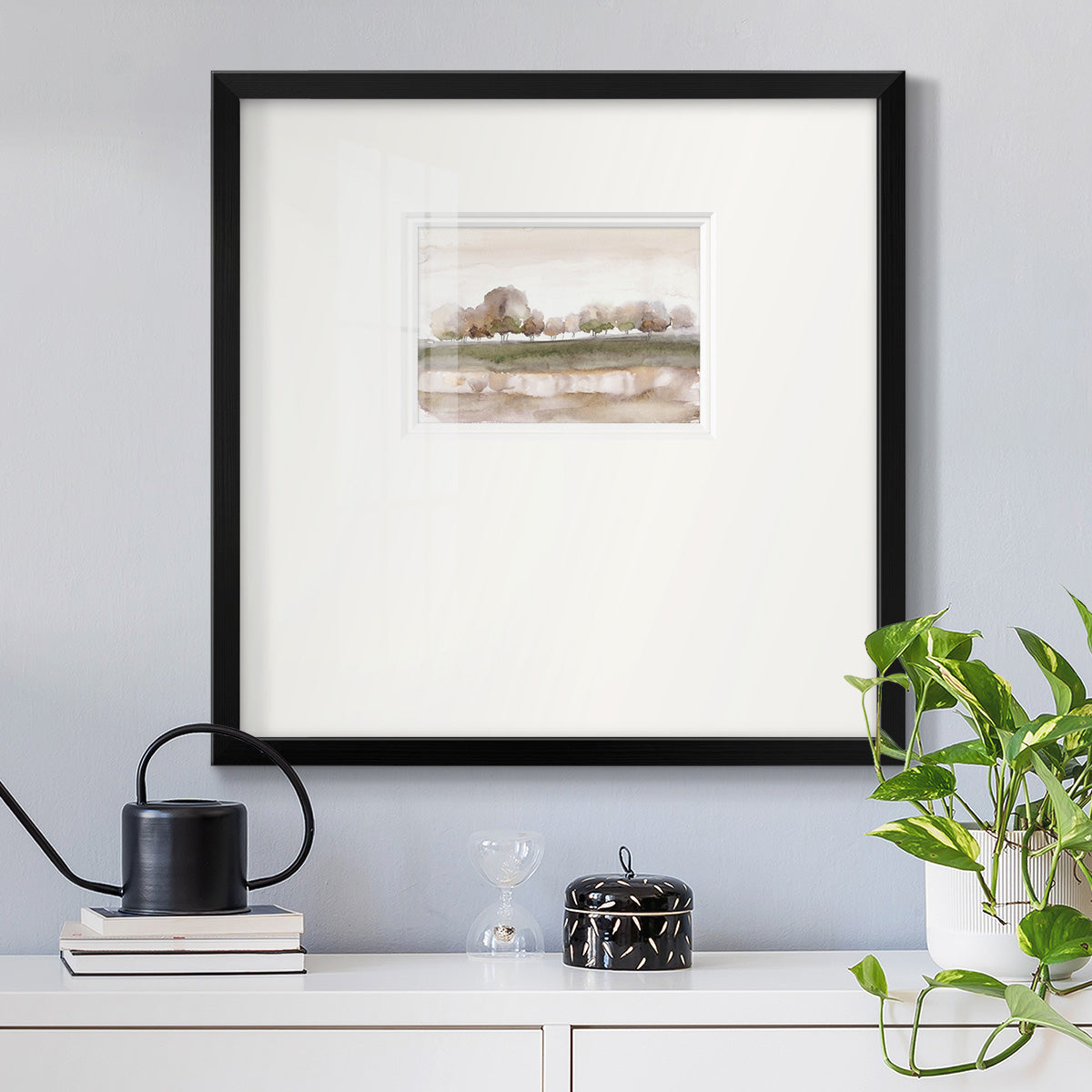 Soft Welcome Spring Premium Framed Print Double Matboard