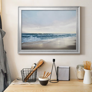 Shimmering Dawn - Modern Framed Canvas Print