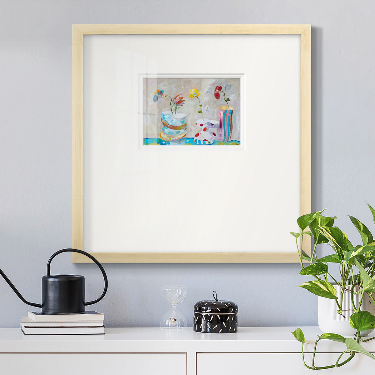 Play Time- Premium Framed Print Double Matboard