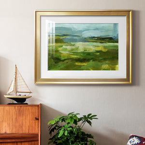 Emerald View I - Modern Framed Art Print