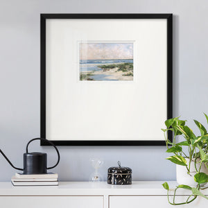 Soft Morning Sea Premium Framed Print Double Matboard