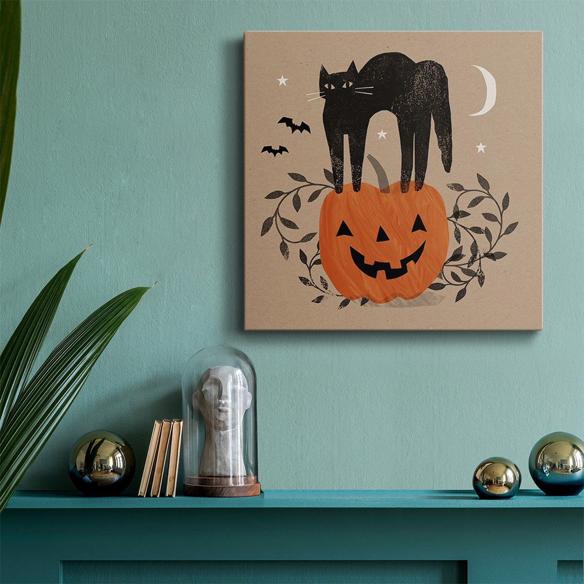 Graphic Halloween I-Premium Gallery Wrapped Canvas - Ready to Hang