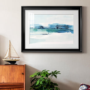 Ultramarine Vista II - Modern Framed Art Print