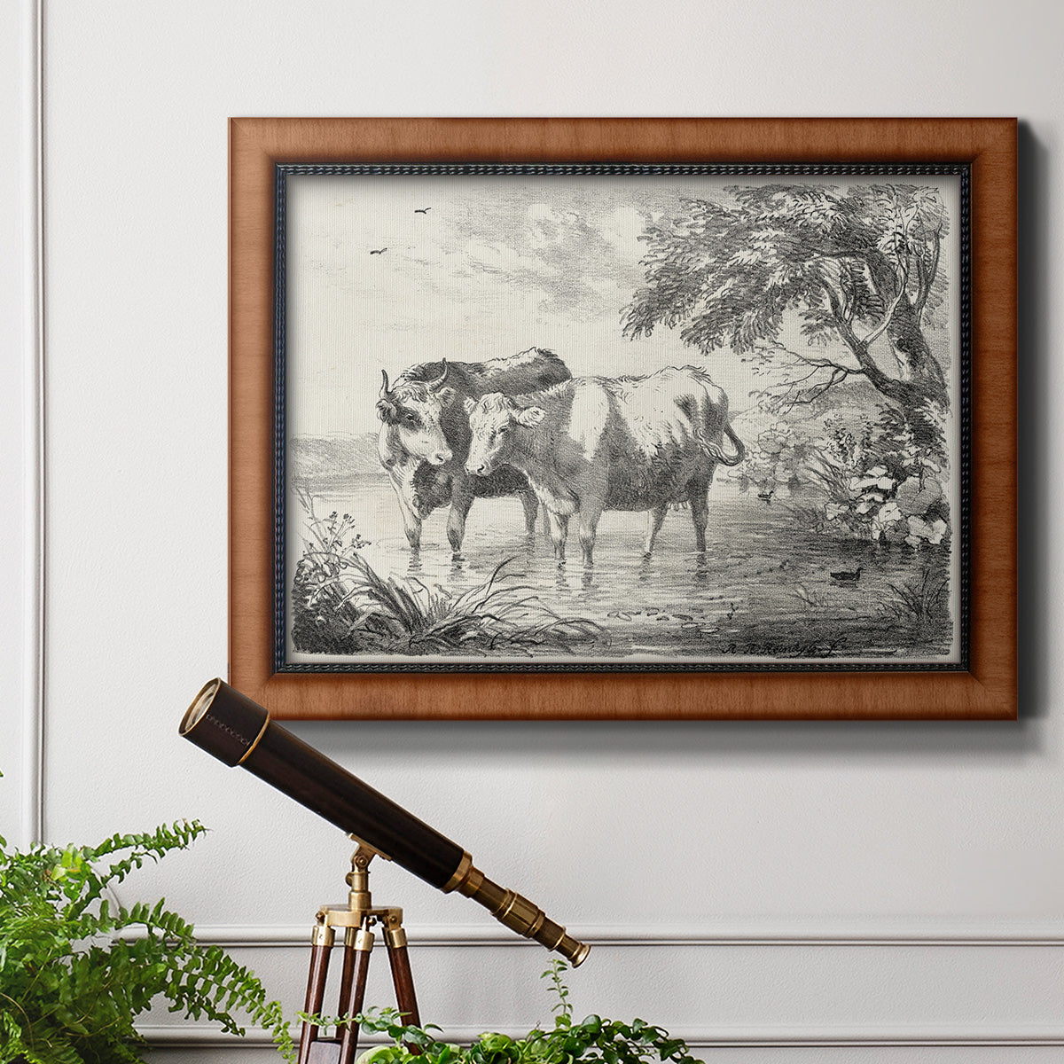 Rural Charms II Premium Framed Canvas- Ready to Hang