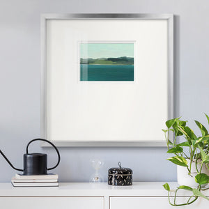 Calming Lake View I Premium Framed Print Double Matboard