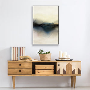 Continuum I - Framed Premium Gallery Wrapped Canvas L Frame - Ready to Hang