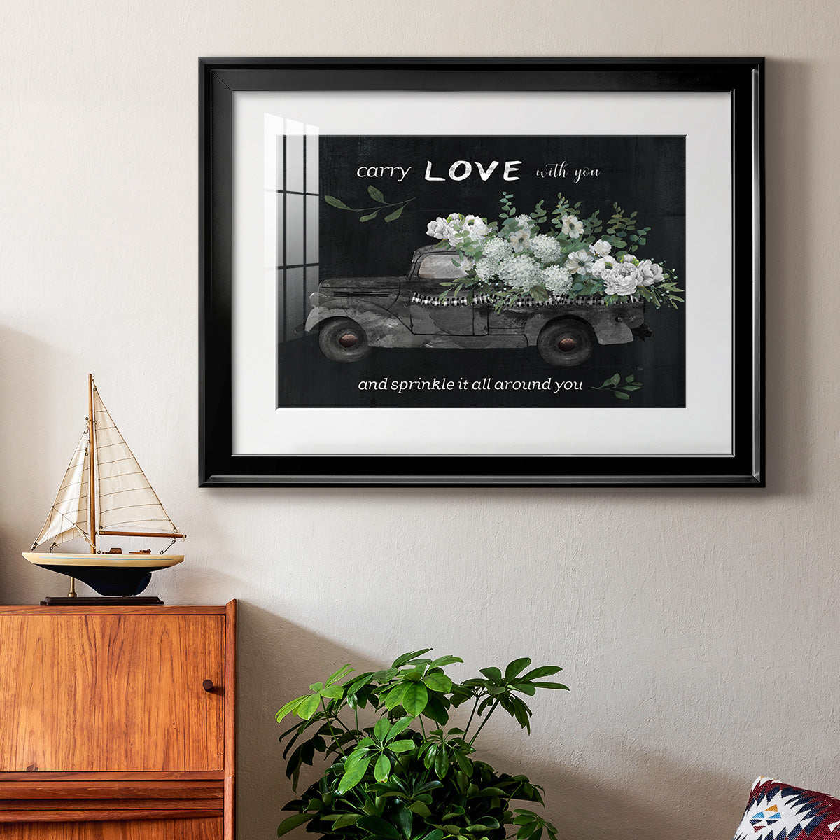 Carry Love Premium Framed Print - Ready to Hang