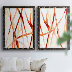 Runnel V - Barnwood Framed Canvas Set