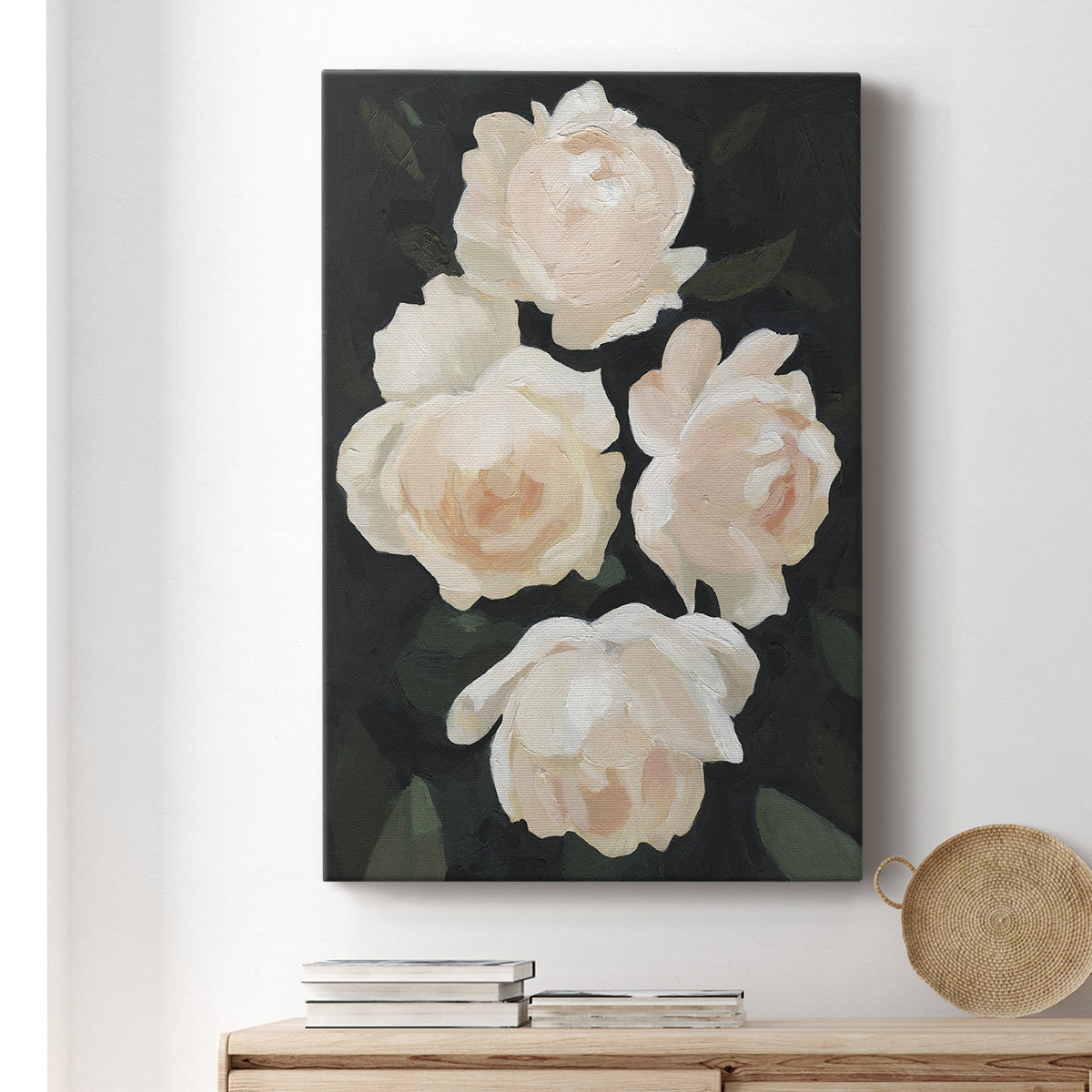 Nighttime Flora I Premium Gallery Wrapped Canvas - Ready to Hang