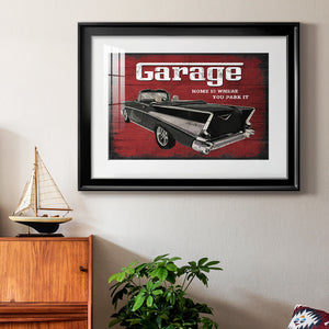 The Garage - Modern Framed Art Print
