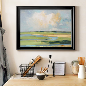 Pastel Horizon II - Modern Framed Canvas Print