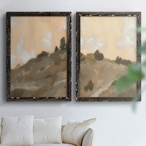 Hillside Walking Path III - Barnwood Framed Canvas Set