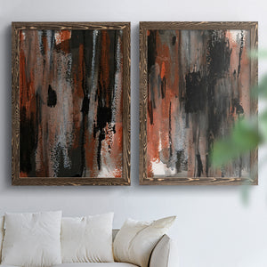 Loft Pastel VII - Barnwood Framed Canvas Set