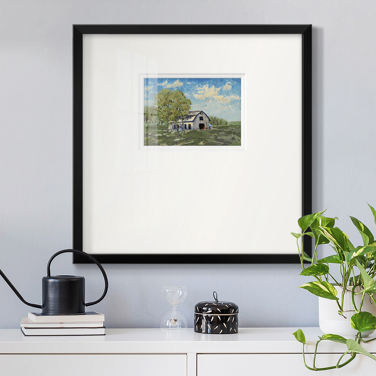 Autumn Barn V30 Premium Framed Print Double Matboard