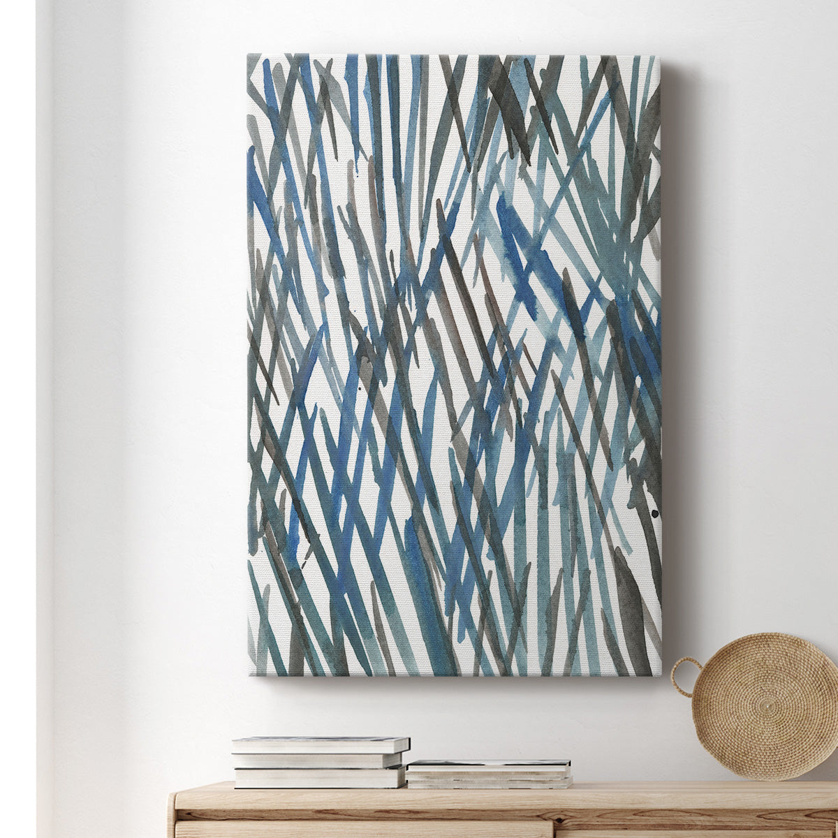 Blue Grass II Premium Gallery Wrapped Canvas - Ready to Hang