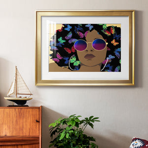 Butterfly Diva I - Modern Framed Art Print