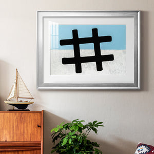 Hashtag - Modern Framed Art Print