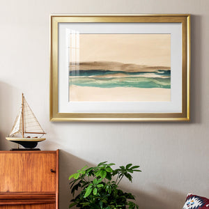 Layered Horizon I - Modern Framed Art Print