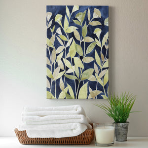 Indigo Blooming Night II - Canvas Art Print
