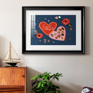 Happy Galentine II - Modern Framed Art Print