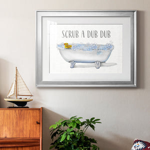 Scrub A Dub - Modern Framed Art Print