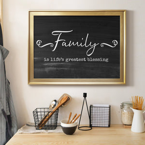 Greatest Blessing - Modern Framed Canvas Print