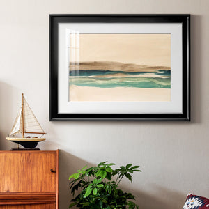 Layered Horizon I - Modern Framed Art Print