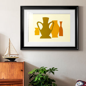 Posing Pottery I - Modern Framed Art Print