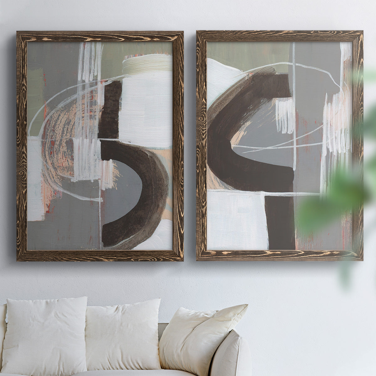Arching Neutrals III - Premium Framed Canvas - Ready to Hang