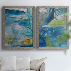 Spring Winds V - Premium Framed Canvas 2 Piece Set - Ready to Hang