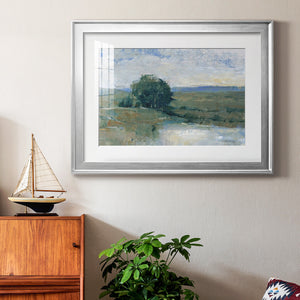 Riverbank Impression I - Modern Framed Art Print