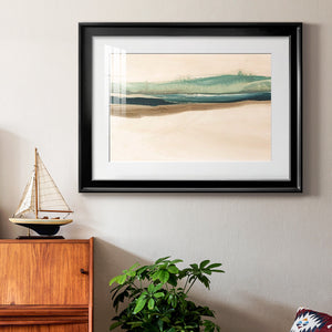 Layered Horizon II - Modern Framed Art Print