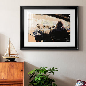 Late Night Queue - Modern Framed Art Print