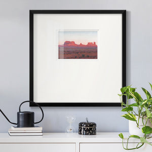 Red Rocks at Dusk II Premium Framed Print Double Matboard