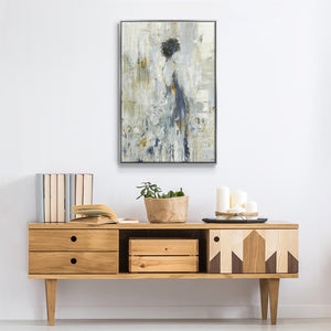 Fond Reflections - Framed Premium Gallery Wrapped Canvas L Frame - Ready to Hang