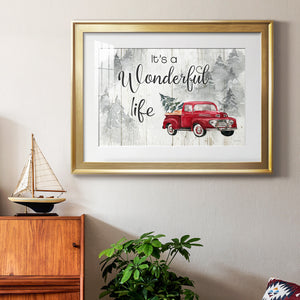 Indigo Kelp I - Modern Framed Art Print