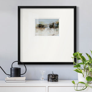 Wintery Horizon I Premium Framed Print Double Matboard