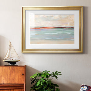 Sienna Horizon I - Modern Framed Art Print