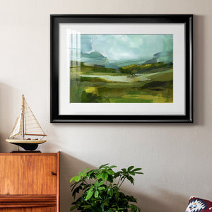 Emerald View III - Modern Framed Art Print