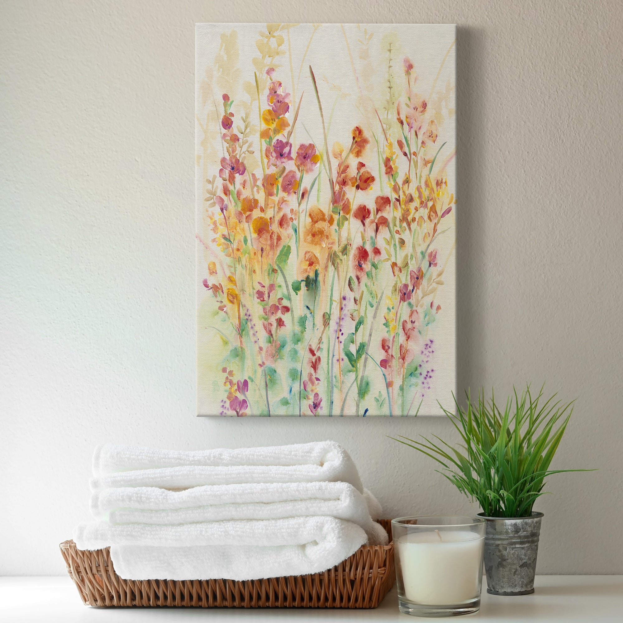 Brilliant Floral II Premium Gallery Wrapped Canvas - Ready to Hang