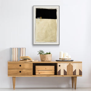 Inner Musing II - Framed Premium Gallery Wrapped Canvas L Frame - Ready to Hang