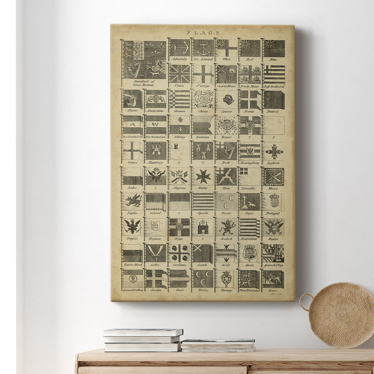 Encyclopediae VII Premium Gallery Wrapped Canvas - Ready to Hang