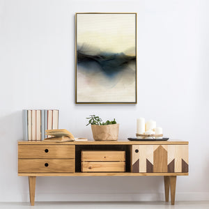 Continuum I - Framed Premium Gallery Wrapped Canvas L Frame - Ready to Hang