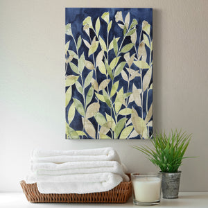 Indigo Blooming Night I - Canvas Art Print