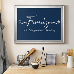 Family Greatest Blessing - Modern Framed Canvas Print